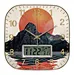 modern design MDF wall clock